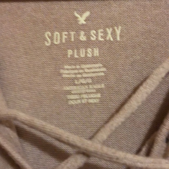 Tan long sleeve hoodie - Picture 2 of 4